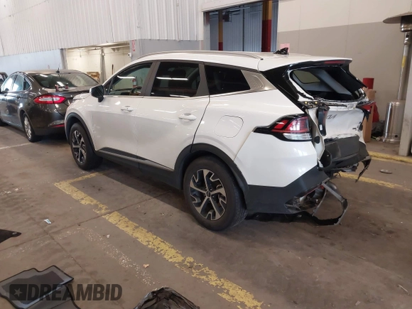 2023 Kia Sportage Hybrid EX with VIN KNDPVCAG7P7081139, listed as a IAAI auction lot 41859785 with 22,722 mi miles. Bid and sale history available at carsss.com. Image 3.