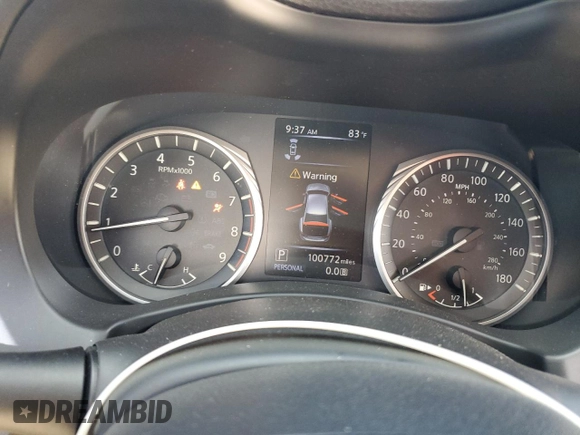 2018 Infiniti Q50 Luxe z VIN JN1EV7AP1JM590069, wystawiony jako Copart lot #58390615 z przebiegiem 100 772 mil mil oraz Szkoda całkowita • Salvage title. Historia ofert i sprzedaży dostępna na DreamBid. Obrazek 9.