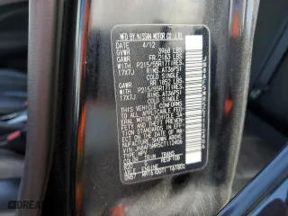 2012 Nissan Juke SV with VIN JN8AF5MR5CT112406, listed as a Copart auction lot 53363675 with 123,366 mi miles and Salvage Title. Bid and sale history available at carsss.com. Image 12.