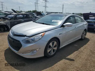 2012 Hyundai Sonata Hybrid with VIN KMHEC4A45CA031602, listed as a Copart auction lot 64510455 with 144,489 mi miles and Clean title. Bid and sale history available at DreamBid. Image 1.