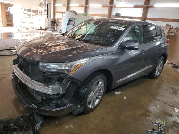 2020 Acura RDX w/Advance Pkg with VIN 5J8TC2H7XLL009570, listed as a Copart auction lot 79764644 with 89,922 mi miles and Salvage Title. Bid and sale history available at carsss.com. Image 1.