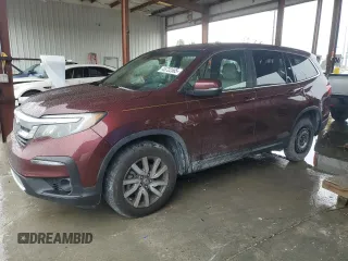 2019 Honda Pilot EX-L with VIN 5FNYF5H53KB024439, listed as a Copart auction lot 45722565 with 56,246 mi miles and Salvage Title. Bid and sale history available at DreamBid. Image 1.