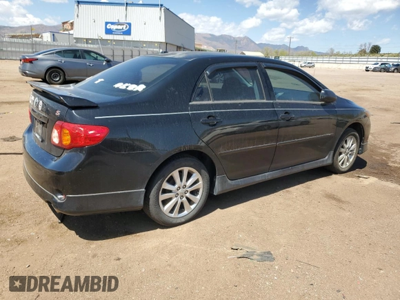 2009 Toyota Corolla with VIN 1NXBU40E99Z049005, listed as a Copart auction lot 53180345 with 175,772 mi miles and Clean Title. Bid and sale history available at carsss.com. Image 3.