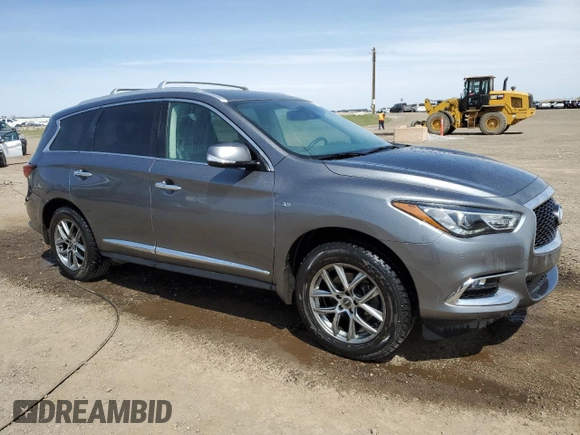 2019 Infiniti QX60 Luxe z VIN 5N1DL0MM5KC564679, wystawiony jako Copart lot #56152085 z przebiegiem 166 506 mil mil oraz Szkoda całkowita • Salvage title. Historia ofert i sprzedaży dostępna na DreamBid. Obrazek 4.