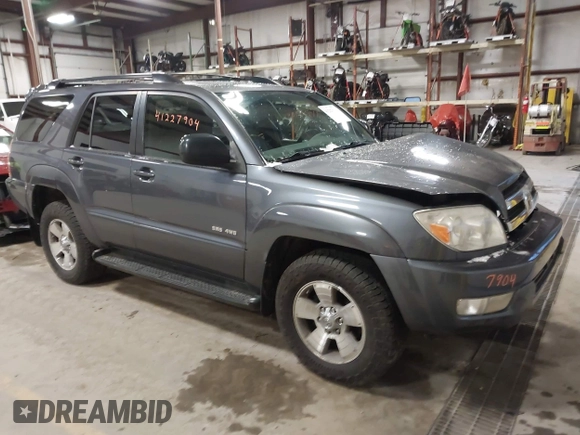 2005 Toyota 4Runner SR5 with VIN JTEBT14R250046012, listed as a IAAI auction lot 41227904 with 261,100 mi miles and . Bid and sale history available at DreamBid. Image 1.
