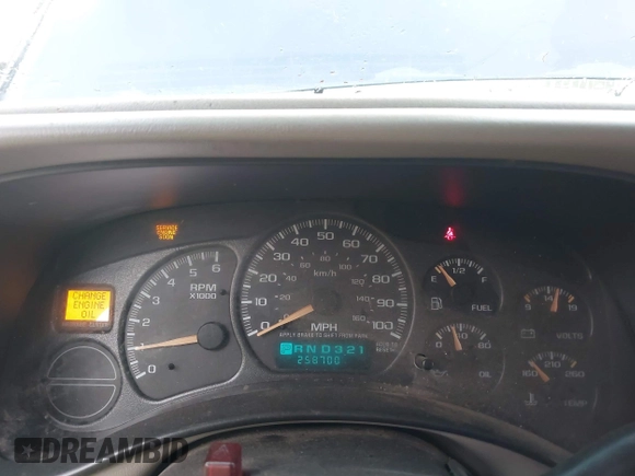 2002 Chevrolet Suburban LT with VIN 1GNEC16Z92R309836, listed as a IAAI auction lot 42423341 with 258,700 mi miles and . Bid and sale history available at DreamBid. Image 7.