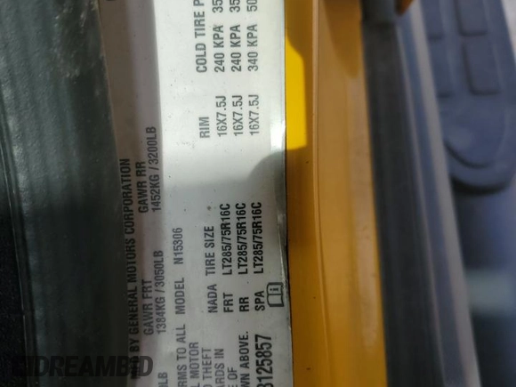 2006 Hummer H3 with VIN 5GTDN136X68125857, listed as a Copart auction lot 53573495 with 167,615 mi miles and Salvage Title. Bid and sale history available at carsss.com. Image 14.