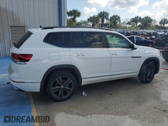 2021 Volkswagen Atlas SE с VIN 1V2PR2CA0MC594662, выставлен на аукционе Copart как лот 44534395 с пробегом Не указан миль и На запчасти • Non repairable. История ставок и продаж доступна на DreamBid. Изображение 3.