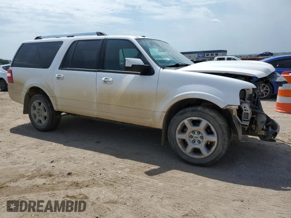 2013 Ford Expedition EL Limited with VIN 1FMJK2A54DEF69944, listed as a Copart auction lot 64955444 with 0 mi miles and Salvage Title. Bid and sale history available at carsss.com. Image 4.