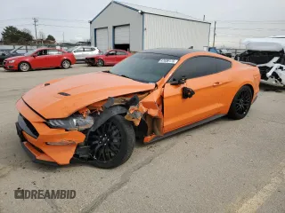 2021 Ford Mustang GT with VIN 1FA6P8CF5M5104292, listed as a Copart auction lot 47836175 with 25,149 mi miles and Salvage Title. Bid and sale history available at carsss.com. Image 1.