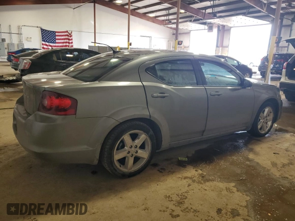 2012 Dodge Avenger SE with VIN 1C3CDZAB1CN184091, listed as a Copart auction lot 44186945 with 149,359 mi miles and Salvage Title. Bid and sale history available at carsss.com. Image 3.