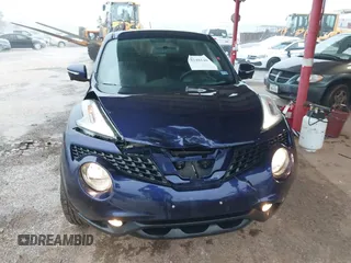 2015 Nissan Juke S with VIN JN8AF5MV3FT557180, listed as a IAAI auction lot 42481409 with 55,490 mi miles and . Bid and sale history available at DreamBid. Image 6.
