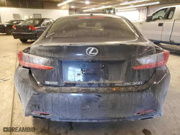 2018 Lexus RC with VIN JTHS85BC3J5004391, listed as a Copart auction lot 42441935 with 62,633 mi miles and Salvage Title. Bid and sale history available at carsss.com. Image 6.