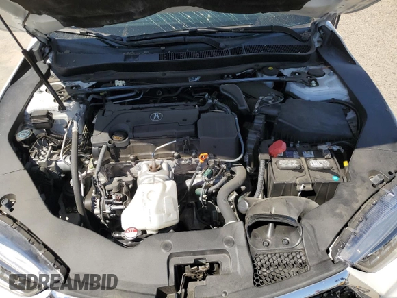 2020 Acura TLX with VIN 19UUB1F34LA016057, listed as a Copart auction lot 56383755 with 50,017 mi miles and Salvage title. Bid and sale history available at DreamBid. Image 11.