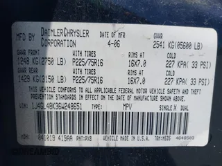 2006 Jeep Liberty Sport with VIN 1J4GL48K36W248651, listed as a IAAI auction lot 42057542 with 158,823 mi miles and . Bid and sale history available at carsss.com. Image 9.