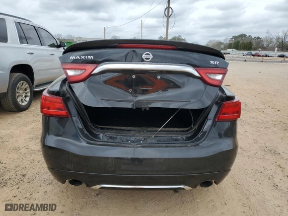 2017 Nissan Maxima SV with VIN 1N4AA6AP5HC449500, listed as a Copart auction lot 47534695 with 0 mi miles and Salvage Title. Bid and sale history available at carsss.com. Image 6.