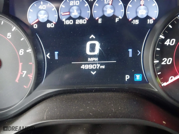 2019 Chevrolet Camaro ZL1 with VIN 1G1FK1R64K0153610, listed as a IAAI auction lot 41603346 with 49,907 mi miles. Bid and sale history available at carsss.com. Image 7.