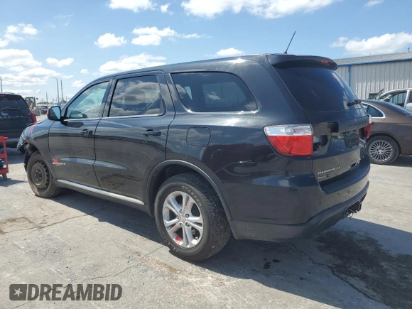 2013 Dodge Durango SXT with VIN 1C4RDJAG3DC575923, listed as a Copart auction lot 60100195 with 211,606 mi miles and Salvage title. Bid and sale history available at DreamBid. Image 2.