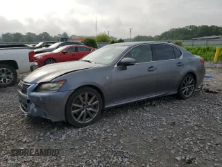 2013 Lexus GS 350 with VIN JTHBE1BL1D5027092, listed as a Copart auction lot 53287745 with 105,698 mi miles and Salvage title. Bid and sale history available at DreamBid. Image 1.
