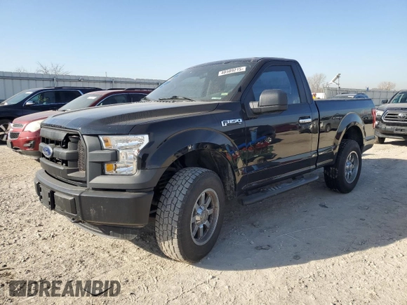 2016 Ford F-150 XL with VIN 1FTMF1E85GKE85982, listed as a Copart auction lot 48509215 with 108,171 mi miles and Salvage title. Bid and sale history available at DreamBid. Image 1.