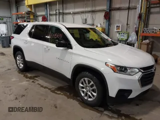 2019 Chevrolet Traverse LS with VIN 1GNEVFKW0KJ160976, listed as a IAAI auction lot 41545691 with 103,905 mi miles. Bid and sale history available at carsss.com. Image 1.