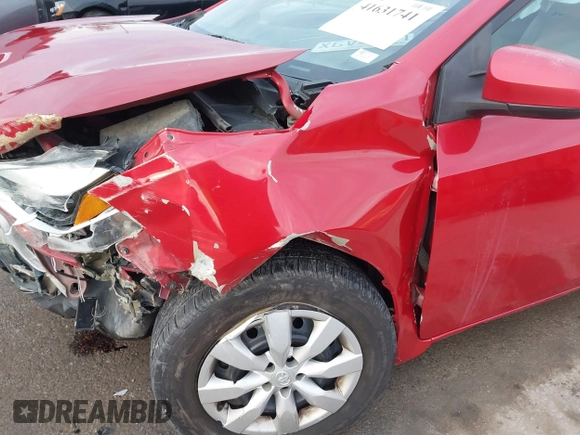 2015 Toyota Corolla L with VIN 5YFBURHE9FP207387, listed as a IAAI auction lot 41631741 with 186,952 mi miles and . Bid and sale history available at DreamBid. Image 19.