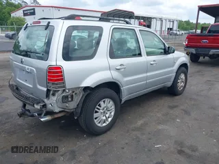 2006 Mercury Mariner Convenience with VIN 4M2YU56Z56KJ00550, listed as a IAAI auction lot 42214907 with 183,671 mi miles and . Bid and sale history available at DreamBid. Image 4.