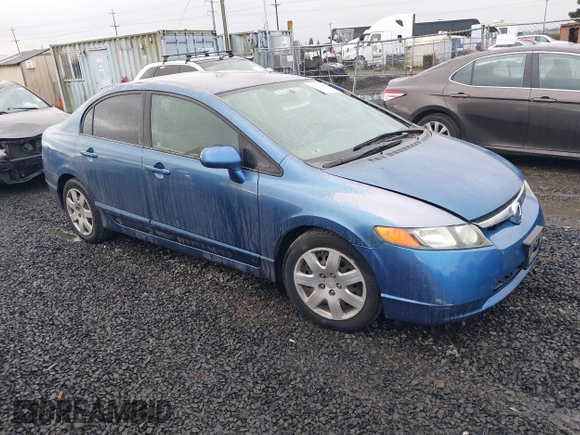 2008 Honda Civic LX with VIN 2HGFA16558H528576, listed as a IAAI auction lot 41838883 with 229,721 mi miles and . Bid and sale history available at DreamBid. Image 1.