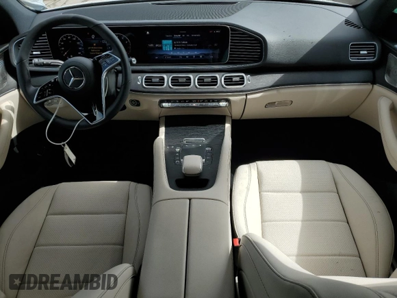 2025 Mercedes-Benz GLE 350 with VIN 4JGFB4FB3SB293674, listed as a Copart auction lot 57910545 with 8,753 mi miles and Salvage title. Bid and sale history available at DreamBid. Image 8.