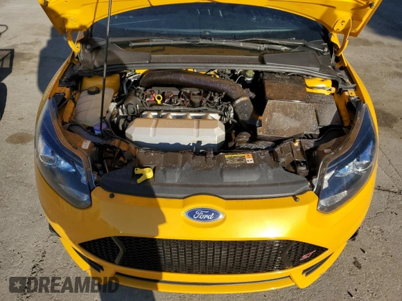 2014 Ford Focus ST with VIN 1FADP3L98EL130760, listed as a Copart auction lot 51217695 with 36,522 mi miles and Salvage Title. Bid and sale history available at carsss.com. Image 12.