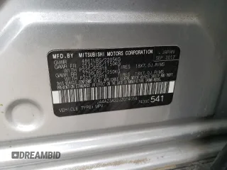 2018 Mitsubishi Outlander ES with VIN JA4AZ3A32JZ014056, listed as a Copart auction lot 53721885 with 75,336 mi miles and Salvage title. Bid and sale history available at DreamBid. Image 13.
