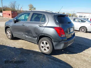 2016 Chevrolet Trax LT with VIN 3GNCJPSB7GL265388, listed as a IAAI auction lot 40809653 with 114,847 mi miles. Bid and sale history available at carsss.com. Image 3.