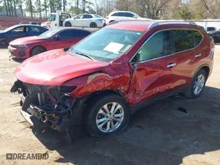 2015 Nissan Rogue SV with VIN KNMAT2MT8FP535217, listed as a IAAI auction lot 41596626 with 1 mi miles. Bid and sale history available at carsss.com. Image 2.