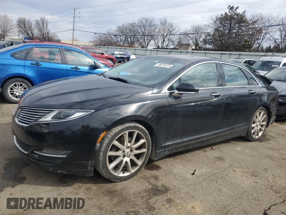 2014 Lincoln MKZ with VIN 3LN6L2G95ER820157, listed as a Copart auction lot 46816575 with 77,589 mi miles and Salvage Title. Bid and sale history available at DreamBid. Image 1.
