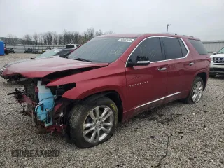 2019 Chevrolet Traverse High Country z VIN 1GNEVJKW2KJ103407, wystawiony jako Copart lot #50933435 z przebiegiem Nie podano mil oraz Szkoda całkowita • Salvage title. Historia ofert i sprzedaży dostępna na DreamBid. Obrazek 1.