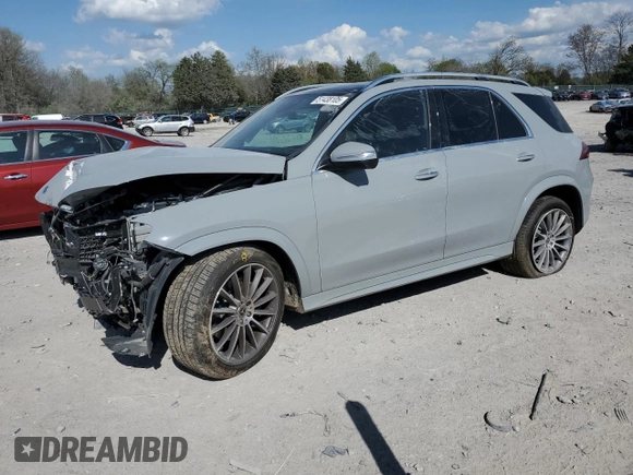 2024 Mercedes-Benz GLE 450 with VIN 4JGFB5KB9RB177353, listed as a Copart auction lot 51438105 with 2,308 mi miles and Salvage title. Bid and sale history available at DreamBid. Image 1.