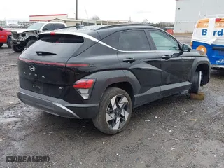 2024 Hyundai Kona Limited with VIN KM8HE3A30RU094669, listed as a IAAI auction lot 41260368 with 23,339 mi miles. Bid and sale history available at carsss.com. Image 4.