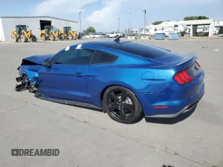 2023 Ford Mustang EcoBoost with VIN 1FA6P8TH1P5107731, listed as a Copart auction lot 55351575 with 11,655 mi miles and Salvage title. Bid and sale history available at DreamBid. Image 2.