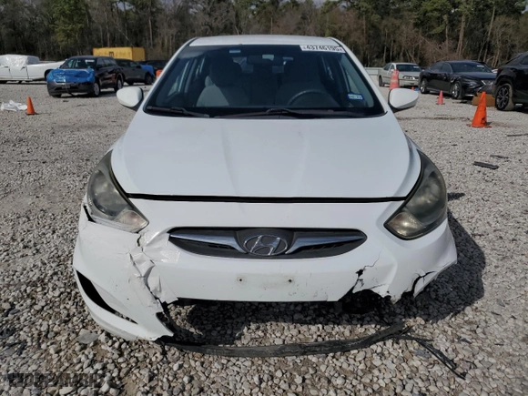 2014 Hyundai Accent GS with VIN KMHCT5AE1EU145619, listed as a Copart auction lot 43746195 with 121,357 mi miles and Salvage Title. Bid and sale history available at carsss.com. Image 5.