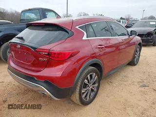2017 Infiniti QX30 Premium with VIN SJKCH5CR7HA017457, listed as a IAAI auction lot 41510251 with 59,567 mi miles and . Bid and sale history available at DreamBid. Image 4.