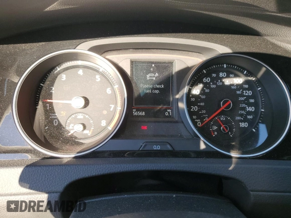 2018 Volkswagen Golf GTI S with VIN 3VW447AUXJM258375, listed as a Copart auction lot 70279604 with 56,568 mi miles and Salvage Title. Bid and sale history available at carsss.com. Image 9.