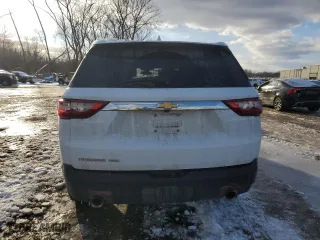 2020 Chevrolet Traverse LS with VIN 1GNEVFKW4LJ205385, listed as a Copart auction lot 45759515 with 85,442 mi miles and Salvage Title. Bid and sale history available at carsss.com. Image 6.