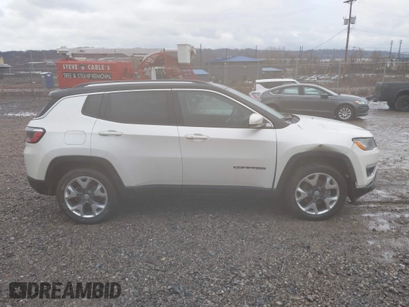 2021 Jeep Compass Limited with VIN 3C4NJCCB9MT597434, listed as a IAAI auction lot 41580549 with 51,549 mi miles. Bid and sale history available at carsss.com. Image 12.