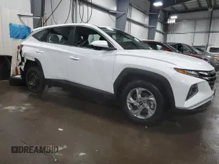 2022 Hyundai Tucson SE with VIN 5NMJACAE2NH034588, listed as a Copart auction lot 45341175 with 47,554 mi miles and Salvage Title. Bid and sale history available at carsss.com. Image 4.