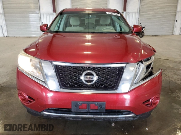 2013 Nissan Pathfinder SL with VIN 5N1AR2MM1DC679134, listed as a Copart auction lot 57031655 with 124,355 mi miles and Salvage title. Bid and sale history available at DreamBid. Image 5.