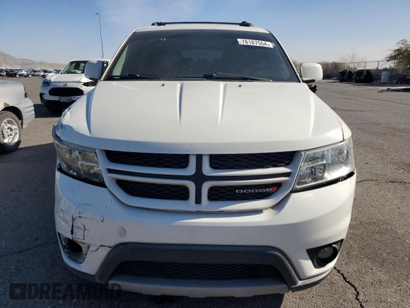2013 Dodge Journey R/T with VIN 3C4PDCEG3DT659001, listed as a Copart auction lot 78187554 with 128,052 mi miles and Salvage title. Bid and sale history available at DreamBid. Image 5.