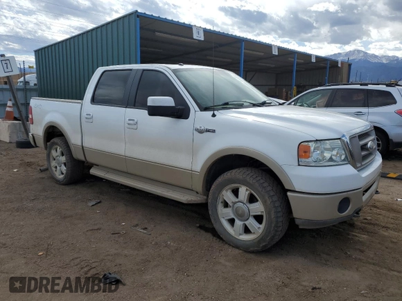 2008 Ford F-150 XLT with VIN 1FTPW14V38KC47084, listed as a Copart auction lot 49408145 with 106,547 mi miles and Salvage Title. Bid and sale history available at carsss.com. Image 4.
