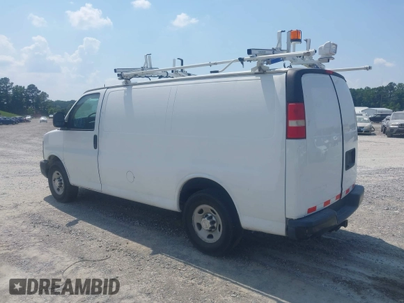 2015 Chevrolet Express Cargo with VIN 1GCWGFCF3F1160207, listed as a IAAI auction lot 42449151 with 171,155 mi miles and . Bid and sale history available at DreamBid. Image 3.