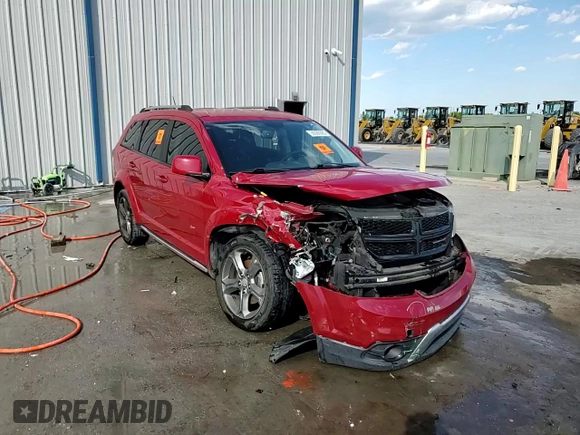 2015 Dodge Journey Crossroad with VIN 3C4PDDGG7FT533617, listed as a Copart auction lot 50380085 with 145,243 mi miles and Salvage title. Bid and sale history available at DreamBid. Image 14.