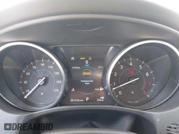 2018 Jaguar XE 25t Premium with VIN SAJAD4FX7JCP24113, listed as a IAAI auction lot 41984954 with 91,318 mi miles. Bid and sale history available at carsss.com. Image 7.
